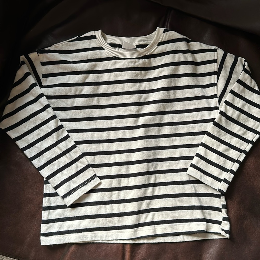 Zara Kids Striped Long Sleeve Tee